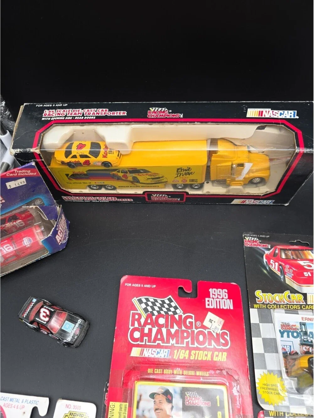 Nascar Diecast 1:64 Lot of 30 Cars Mark Martin Richard Petty Ernie Irvin Dale